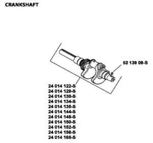 Crankshaft Group - Колінчастий вал (CH 750)